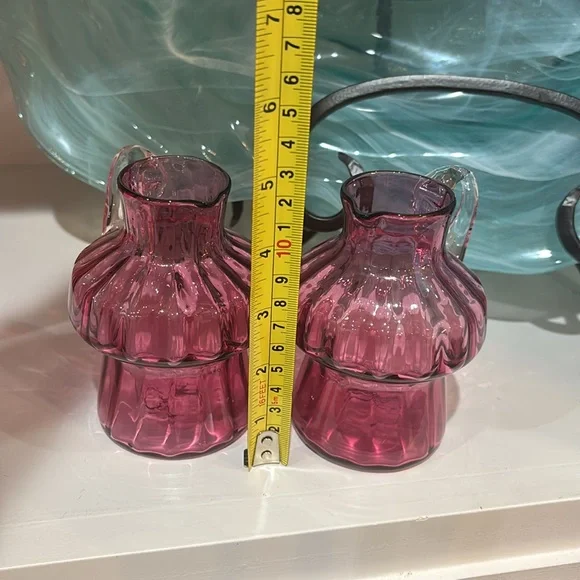 Set of vintage art glass